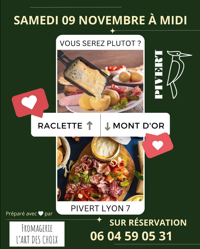 La fromagerie Polese à l'honneur au restaurant PIVERT